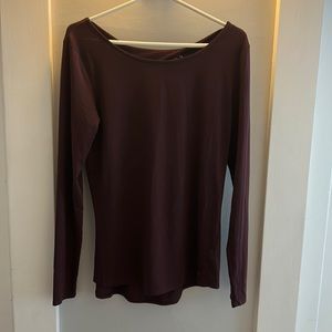 Athleta Dark Purple Long Sleeve Top